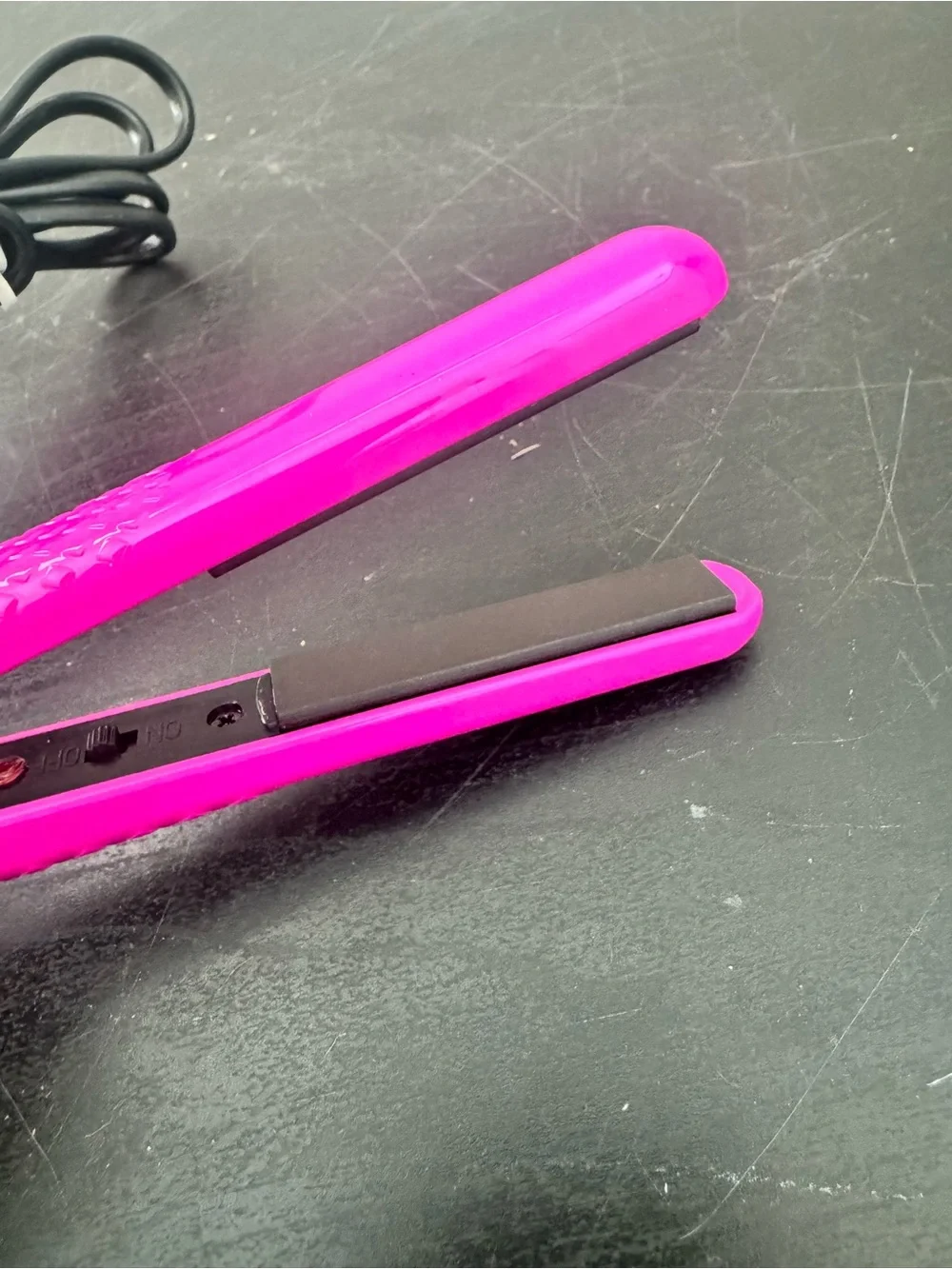 Eva Mini Travel Flat Iron Hair Straightener 0.5” Purple